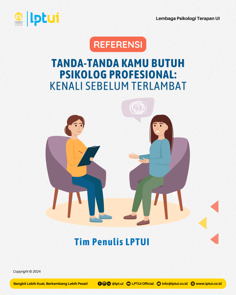 tanda kamu butuh psikolog