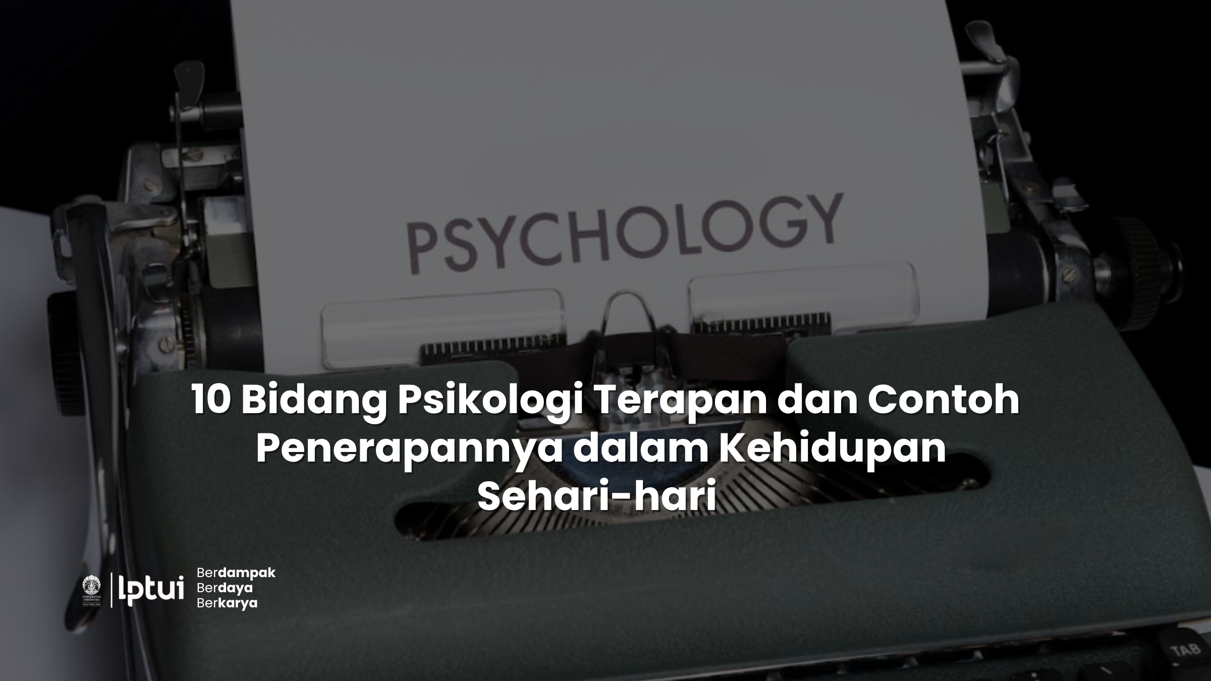 Psikologi Terapan